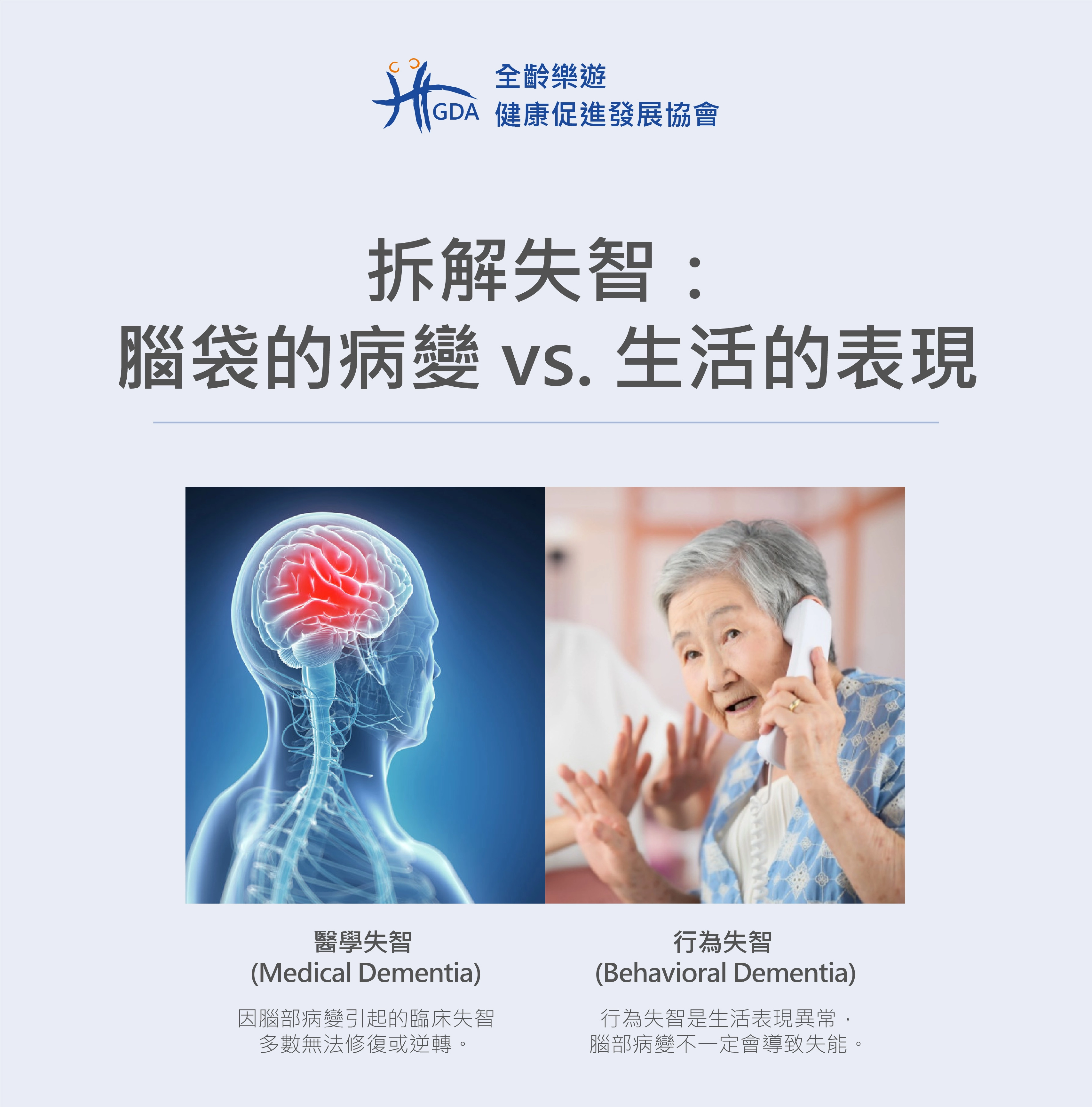 拆解失智：腦袋的病變 vs. 生活的表現